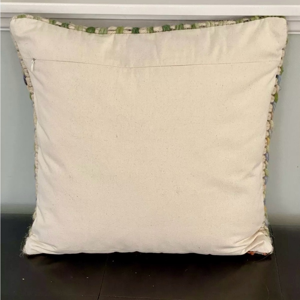 Loloi Indoor V Knit Yarn Chair Sofa Throw Bed Pillow Accent 18x18~Excellent Con. - Picture 6 of 9